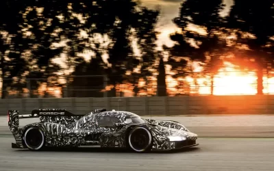 Plus de photos de la Porsche LMDh en essais en Espagne