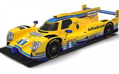 Une livrée jaune et bleue pour l&rsquo;Oreca 07 du team Penske
