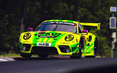 La Porsche 911 GT3 R du Team Manthey s&rsquo;élancera du fond de la grille