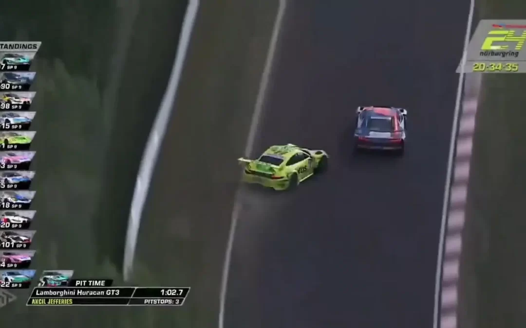 Vidéo – 24H du Nürburgring : Le contact entre Dries et Laurens Vanthoor