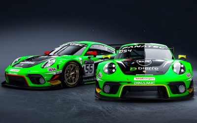 24H de Spa : Dinamic Motorsport dévoile ses deux Porsche 911 GT3 R