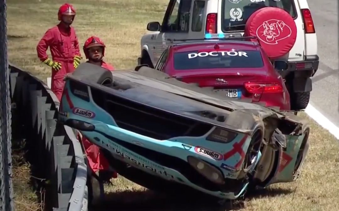 Vidéo : Gros crash de l&rsquo;Aston Martin Vantage GTE/TF Sport d&rsquo;Henrique Chaves