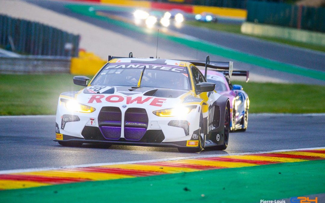 24H de Spa, H+6 : la BMW M4 GT3 n°98/ROWE Racing en tête à la tombée de la nuit