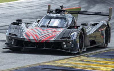 La Cadillac V-LMDh en essais sur le circuit de Road Atlanta