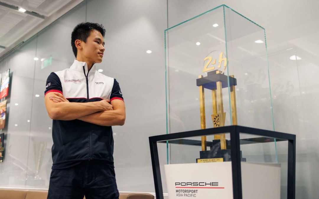 Yifei Ye au volant de la Porsche 963 LMDh du Hertz Team Jota en 2023