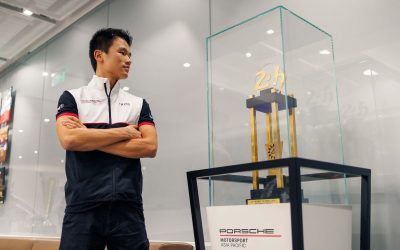 Yifei Ye au volant de la Porsche 963 LMDh du Hertz Team Jota en 2023