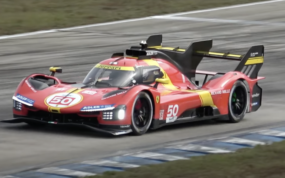 Vidéo : La Ferrari 499P en essais sur le tracé de Sebring