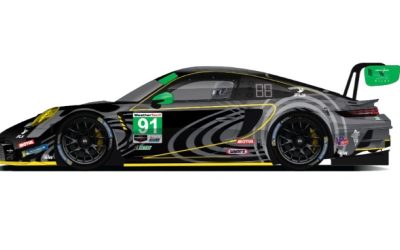 Daytona : Julien Andlauer au volant de la Porsche 911 GT3 R du Kellymoss with Riley
