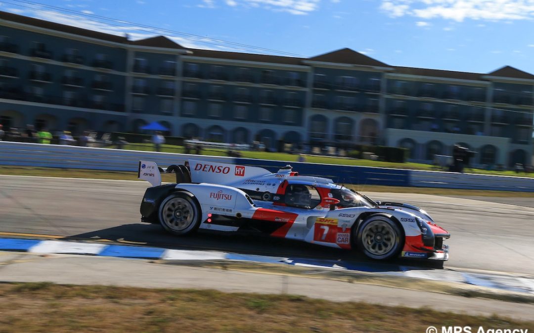 1000 Miles de Sebring, EL3 : Les GR010 Hybrid dominent, la Toyota n°7 termine dans le mur