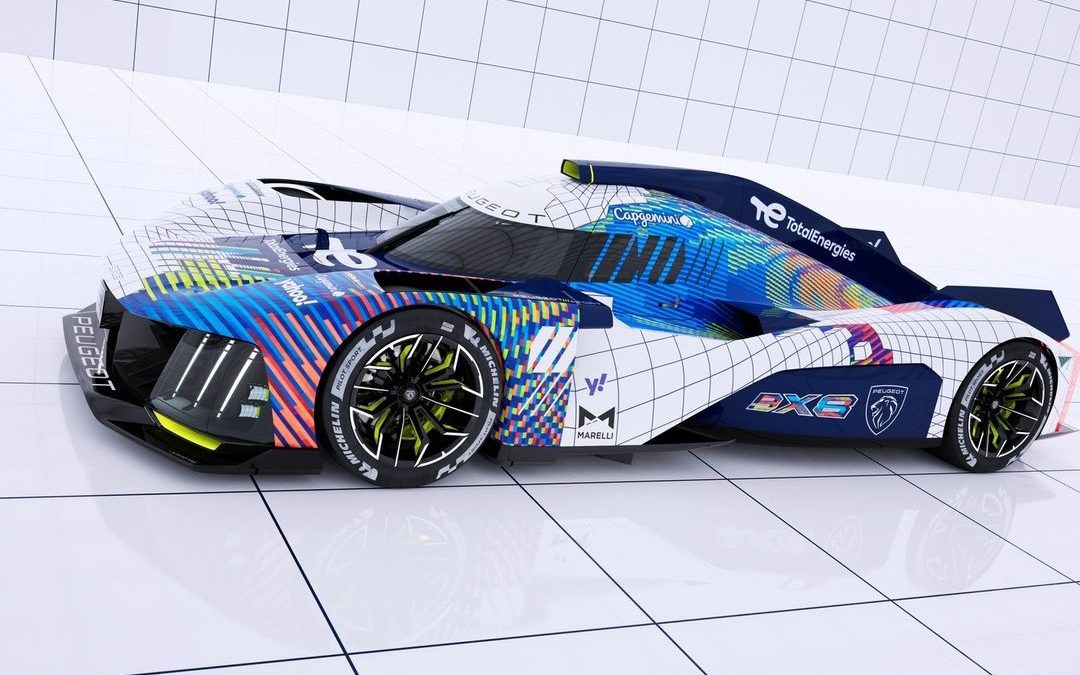 24H du Mans : Une livrée haute en couleur pour les Peugeot 9X8