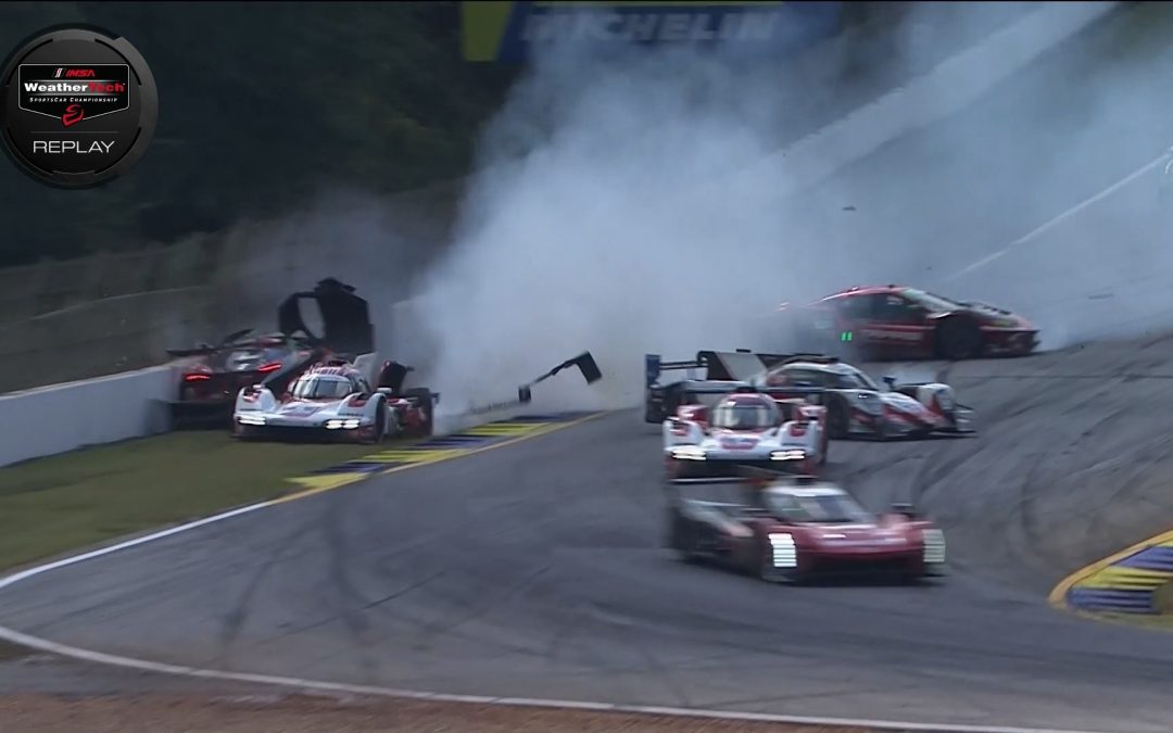 IMSA – Petit Le Mans : Accrochage multiple, la Porsche 963 n°6 impliquée ! (+ vidéo)
