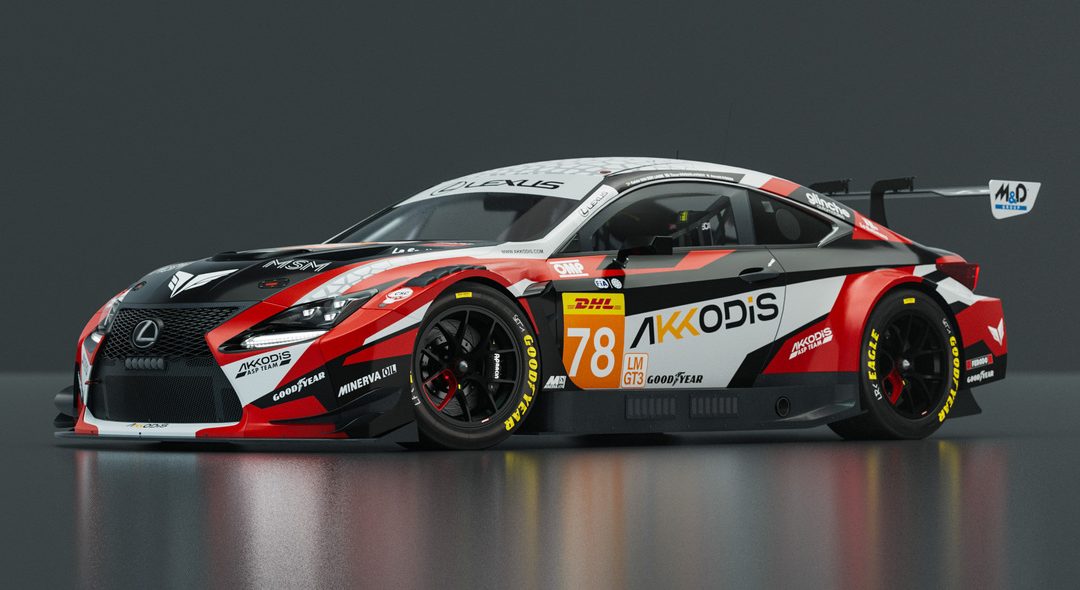 Les deux Lexus RC F GT3 d&rsquo;Akkodis ASP Team au complet pour le WEC 2024