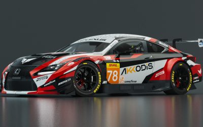 Les deux Lexus RC F GT3 d&rsquo;Akkodis ASP Team au complet pour le WEC 2024
