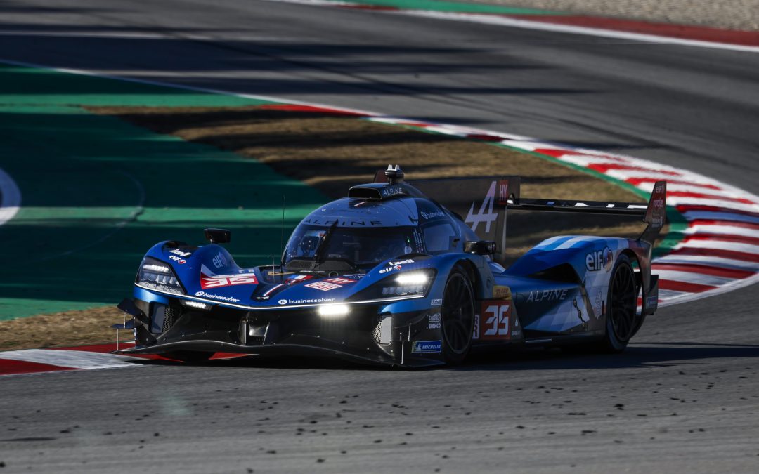Vidéo : L&rsquo;Alpine A424 en piste sur le circuit de Barcelone