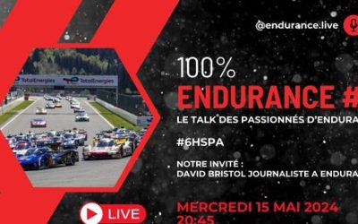 Débriefing sur les 6 Heures de Spa mercredi à 20h45