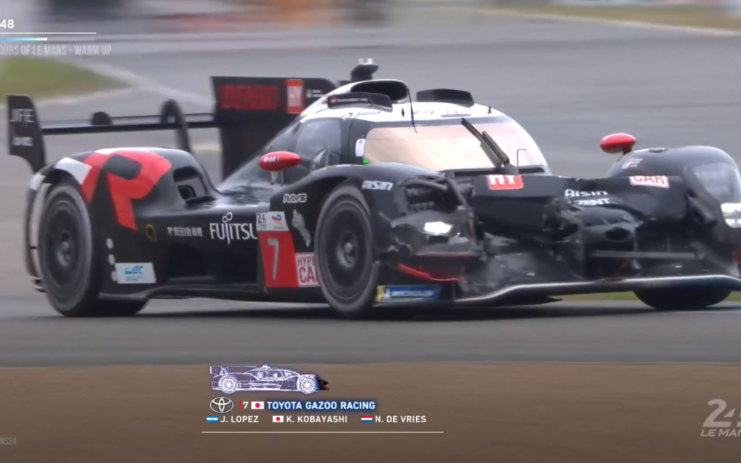 24H du Mans, Warm Up : Meilleur temps pour AF Corse, une Toyota endommagée