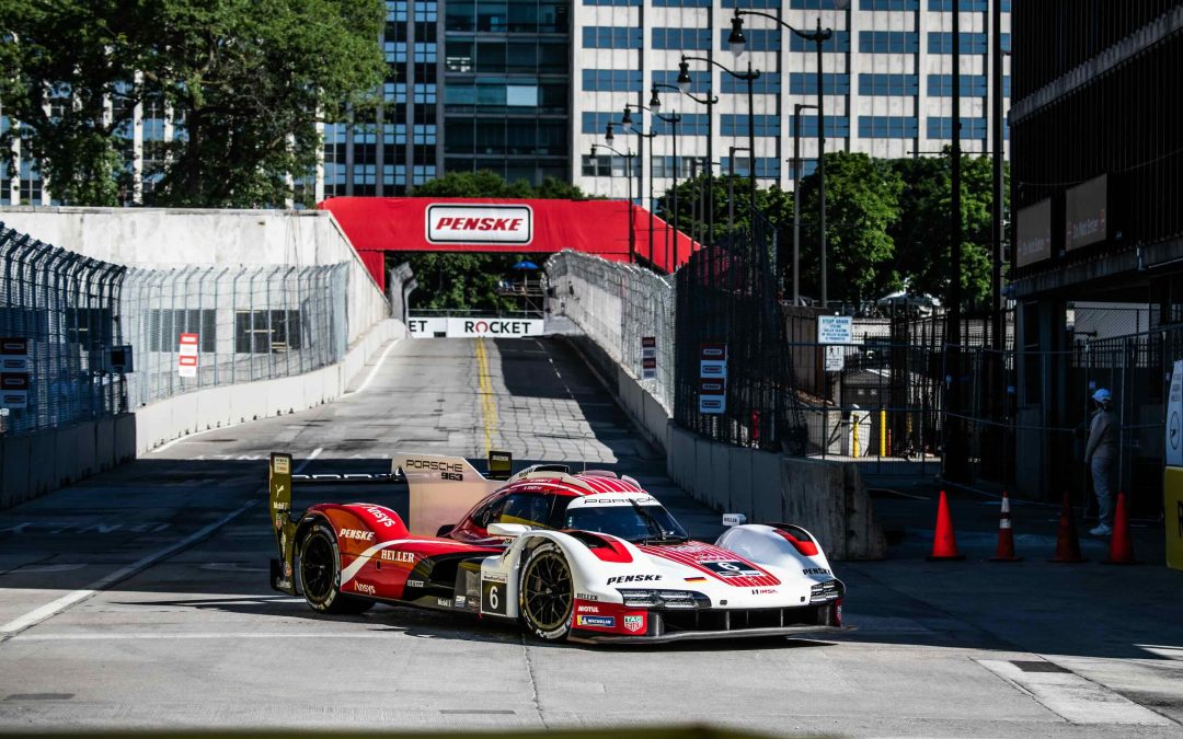Porsche Penske Motorsport verrouille la première ligne à Détroit