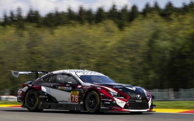 6H de São Paulo : Fin de meeting pour la Lexus RC F GT3 n°78 accidentée en essais libres