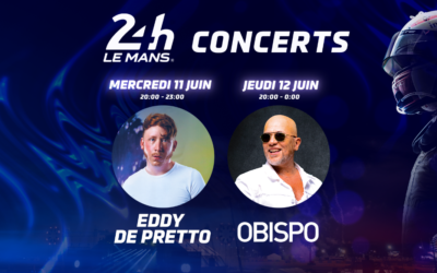 Eddy de Pretto et Pascal Obispo en concert aux 24 Heures du Mans 2025
