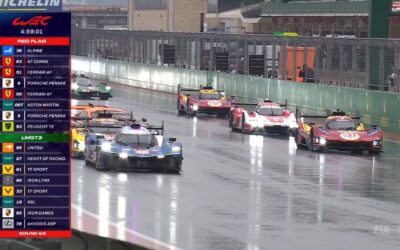 6H COTA : La course placée sous drapeau rouge à cause de la pluie