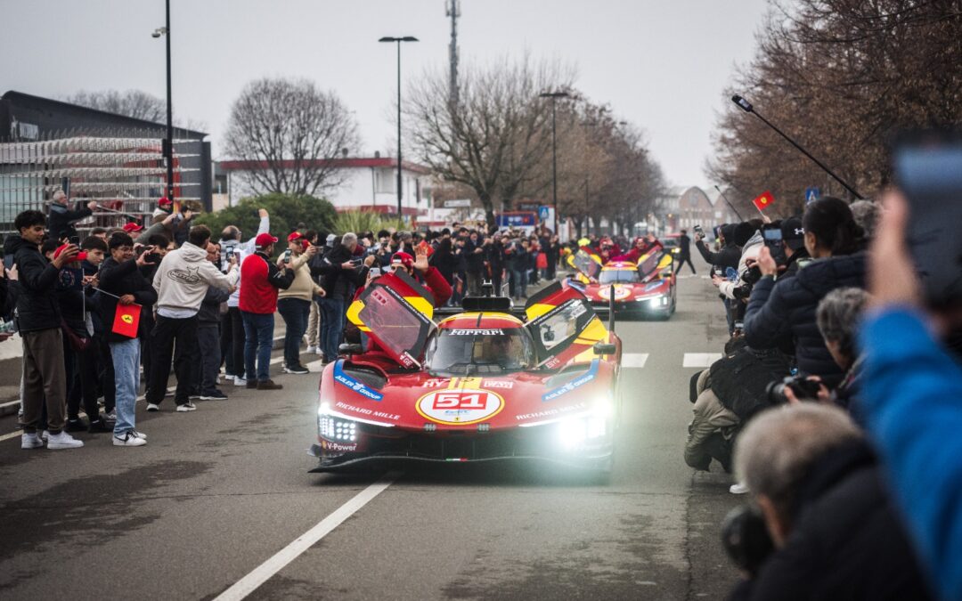 Ferrari célèbre ses champions du monde d’endurance à Maranello