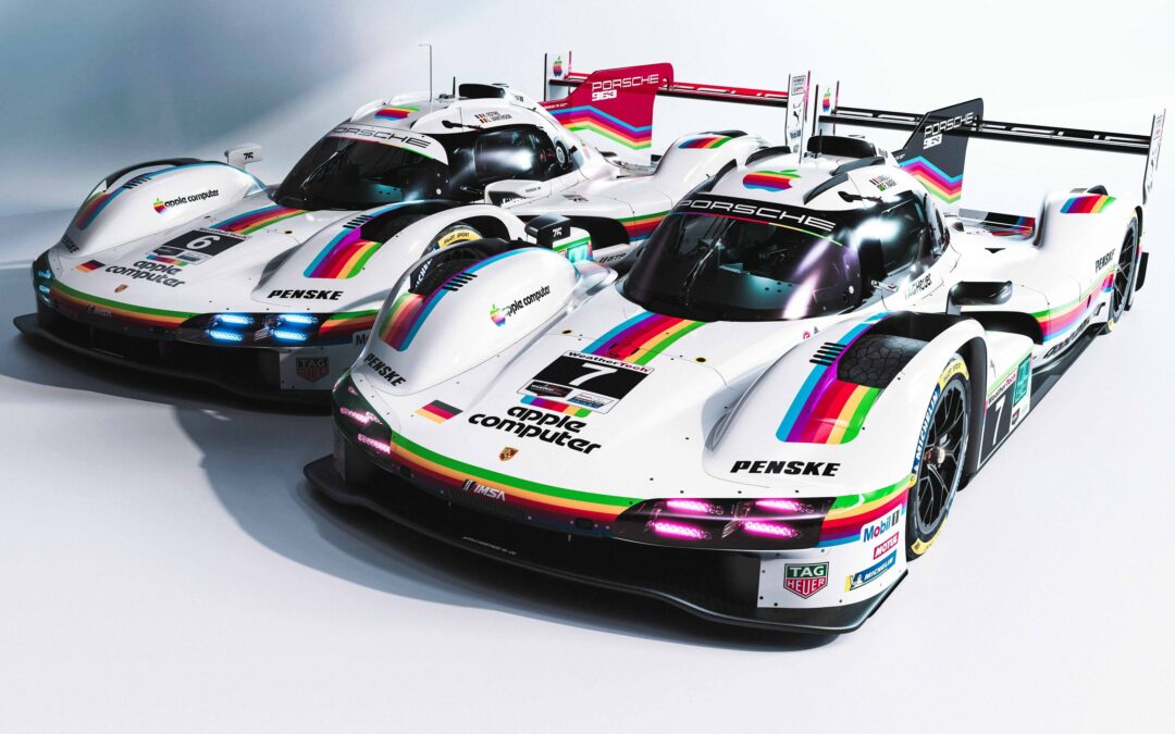 Porsche passe en mode rétro avec Apple à Laguna Seca