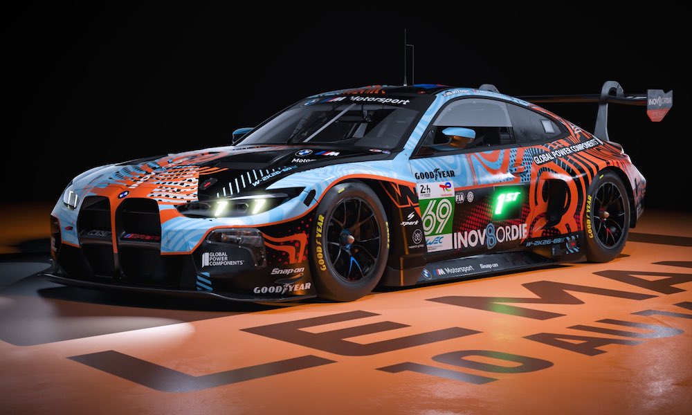 Une livrée inspirée de la McLaren F1 GTR Long Tail de 1997 pour la BMW M4 LMGT3 n°69