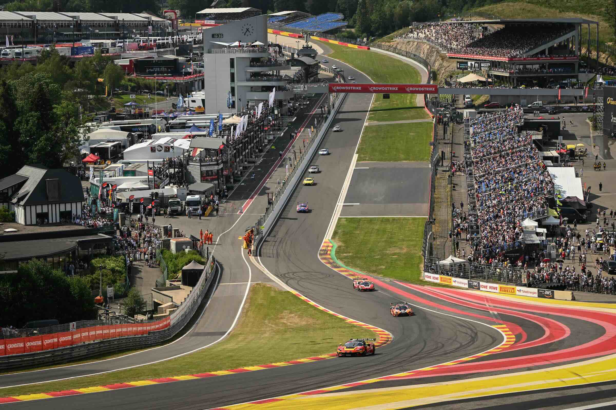 24H de Spa, H+2 : Ferrari et AF Corse en pleine maîtrise
