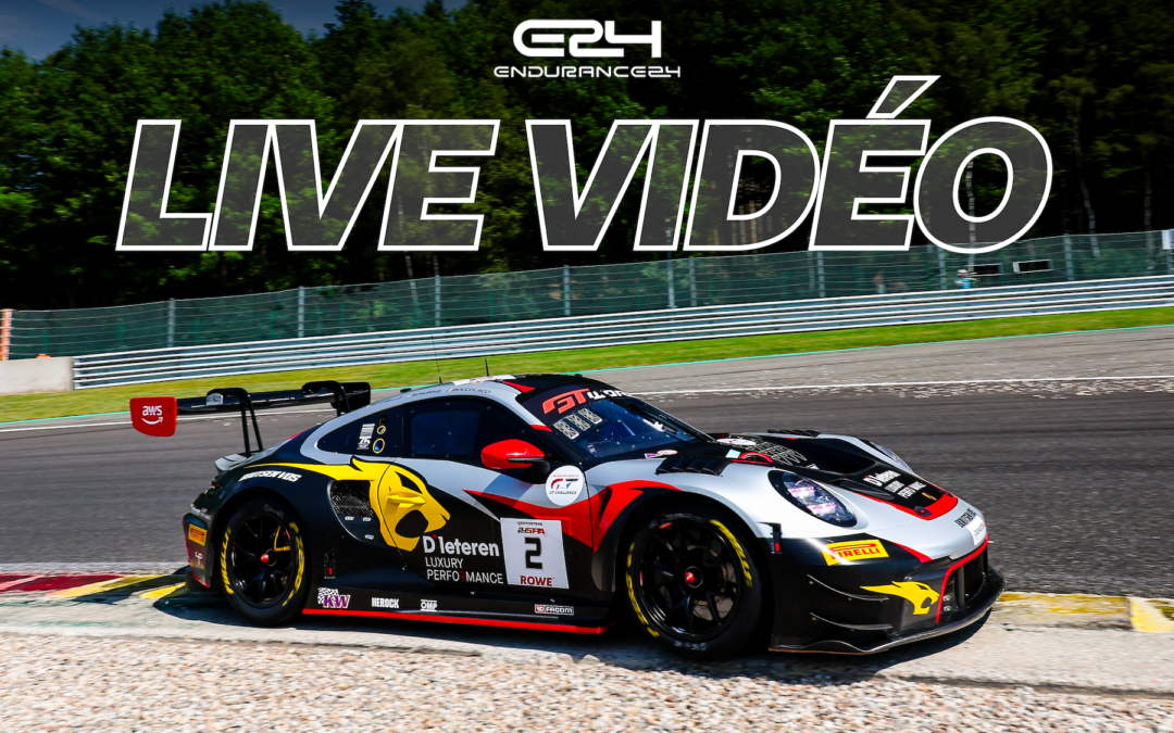 Les CrowdStrike 24 Heures de Spa 2026 à suivre en direct vidéo
