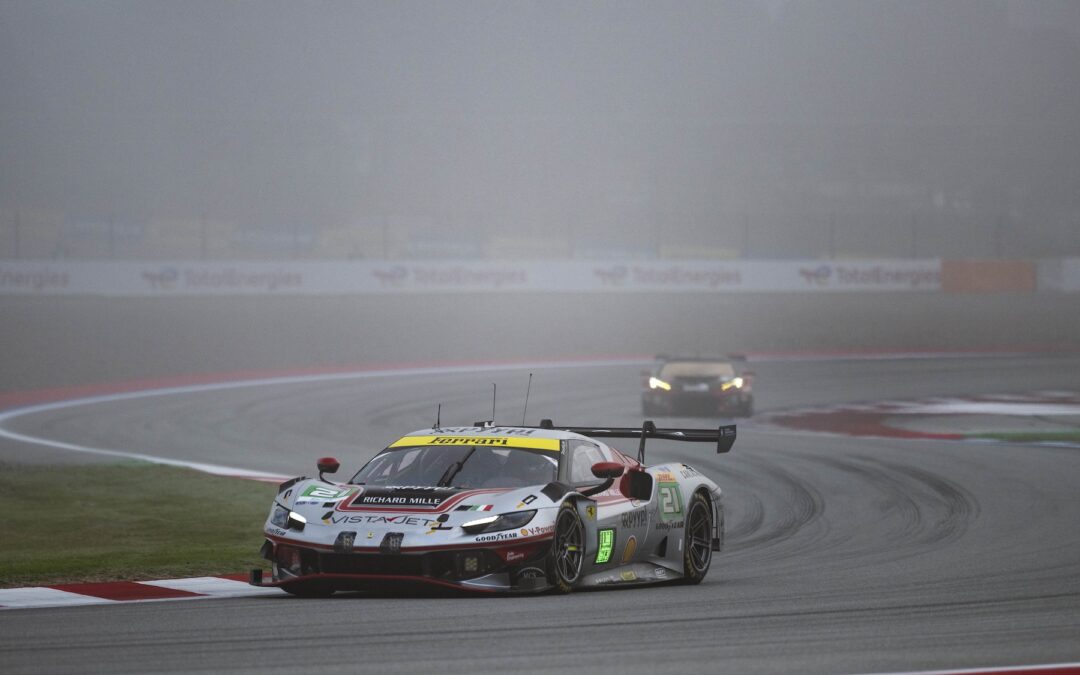 6H de Barcelone, EL3 LMGT3 : Simon Mann et Vista AF Corse en tête dans les nuages